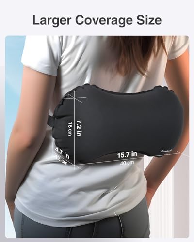 Luxtude Inflatable Lumbar Pillow for Travel and Office Use