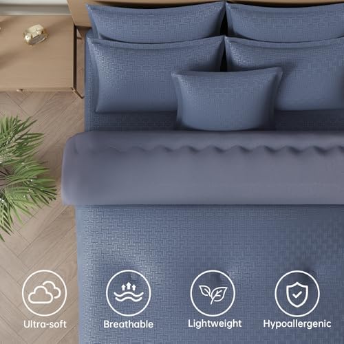 PAJEO Queen Comforter Set 6 Pieces Down Alternative
