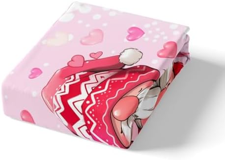 Castle Fairy Valentines Day Fitted Sheet Set Twin Size