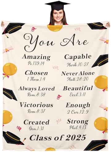 2025 Graduation Blanket Gift for Girls and Boys