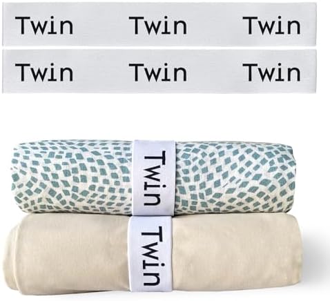 Niagara 2 Pack Sheet Organizer Bands for Linen Storage