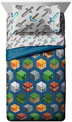 Jay Franco Minecraft Isometric 4-Piece Twin Bed Set 1