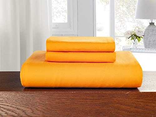 Elegant Comfort Luxury Duvet Cover Set - TwinTwin XL Joyful Orange
