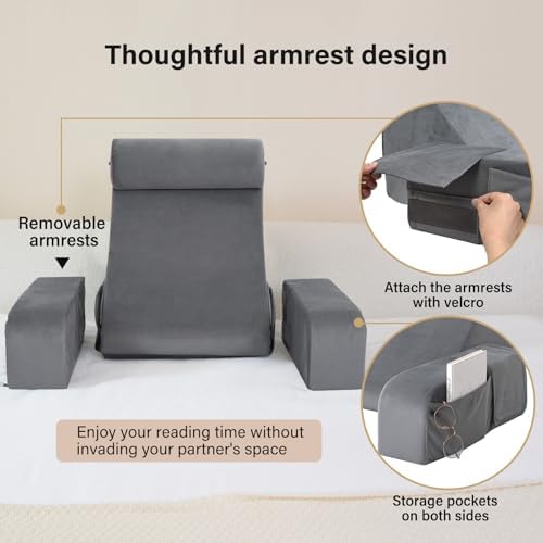 ENITYA Reading Pillow for Bed Sitting Comfort