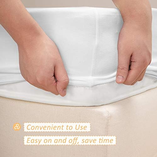 Mrs Awesome Stretch Jersey Box Spring Cover King Size White