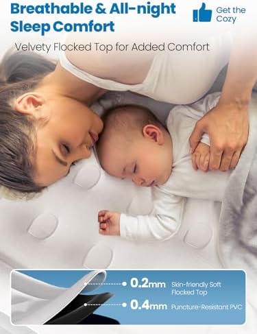 CHERIMOR Queen Air Mattress with Built-in Pump 800 lbs Support