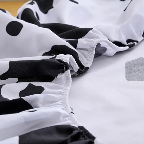 KWLOVER Cow Printed Full Sheet Set with Pillowcases