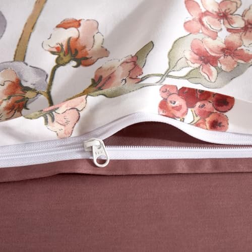 OAITE Duvet Cover Set with Floral Pattern