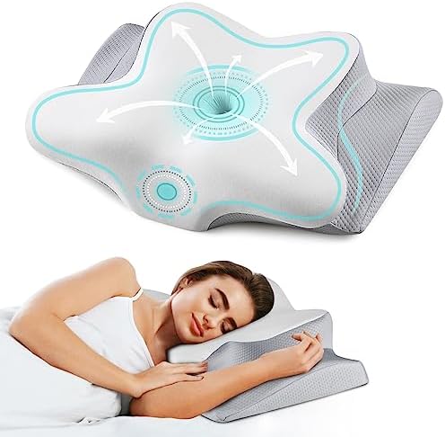 Bespillow Ergonomic Neck Pillow for Pain Relief and Cool Sleep