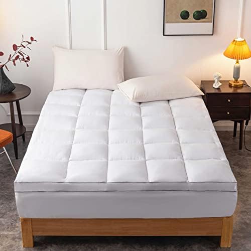DROVAN Mattress Pad Twin XL - Extra Thick Breathable Mattress Topper