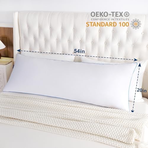 YZ HOME Body Pillow for Adults - Memory Foam and Microfiber