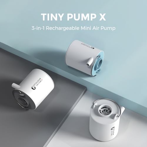 FLEXTAILGEAR Tiny Pump X Portable Air Pump with Camping Light