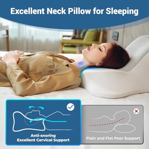 Wogahev Reading Pillow for Bed Head Support - Grey