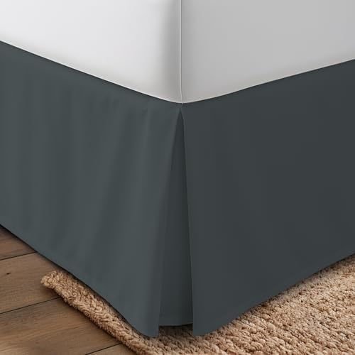 Utopia Bedding California King Bed Skirt - Soft Quadruple Pleated Ruffle