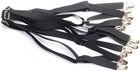 Eopocdor Bed Sheet Straps Adjustable Black