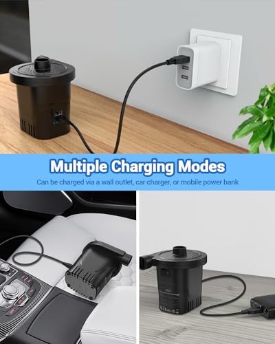 Drmeter Rechargeable Air Pump for Inflatables