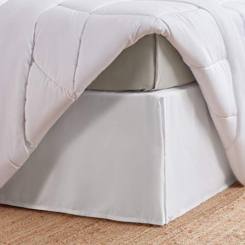 SLEEP ZONE Pleated Bed Skirt Queen Size