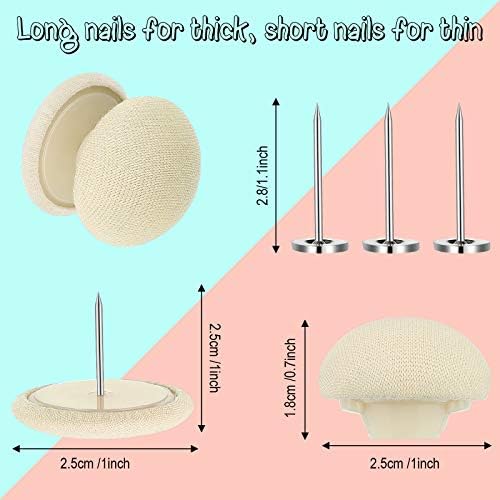 Hotop 8-Piece Duvet Clips with Mushroom Buttons and Pins