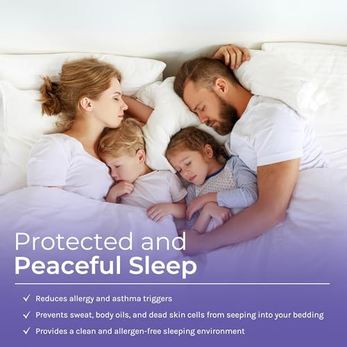 Hygea Natural Queen Size Mattress Encasement - Waterproof Allergen-proof Zippered