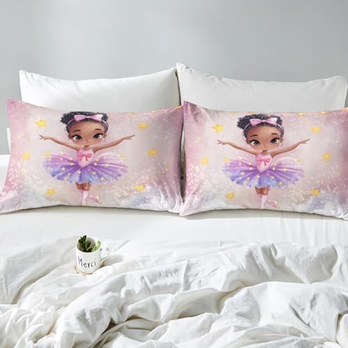 Castle Fairy Cute Girl Fitted Sheet Set with Pillowcases