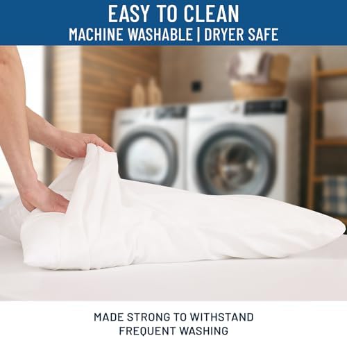 Everlasting Comfort Waterproof Pillow Protector Pack of 2