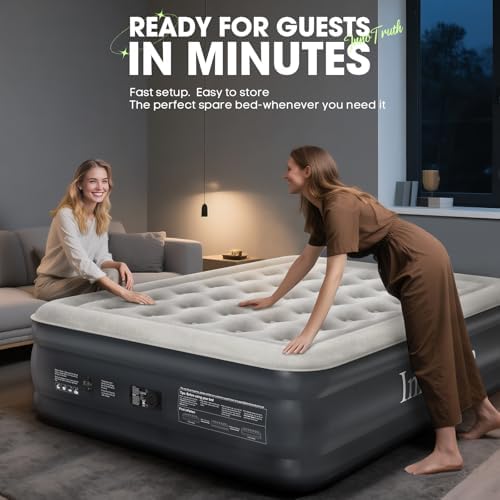 InnoTruth Air Mattress Queen with Built-in Pump