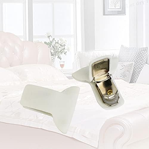 20 Pack Padded Duvet Clips for Secure Bedding