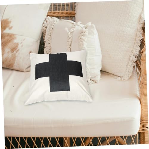 GLEAVI Cross Theme Pillowcase Rustic Decor for Home