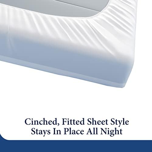Cosy House Collection Luxury Mattress Protector - Full Size White