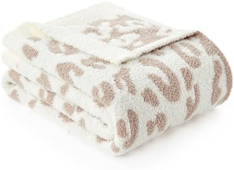 Snuggle Sac Leopard Throw Blanket 50x60 Inches 1