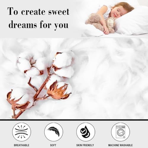 Feelyou Ocean Fish Duvet Cover Set 100 Cotton Kids Cartoon Bedding