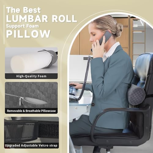 Lumbar Roll Pillow for Lower Back Support