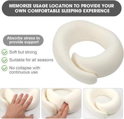 WEERSHUN Travel Neck Pillow with Chin Wrap Function