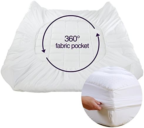 EASELAND King Mattress Pad 78x80 Deep Pocket Cooling Topper