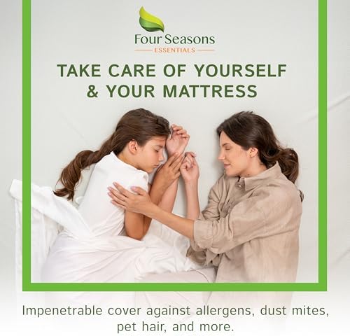 Four Seasons Essentials Waterproof Mattress Protector - Twin XL Size