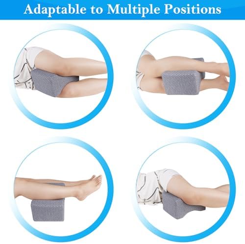 BlissTrends Memory Foam Knee Pillow for Side Sleepers