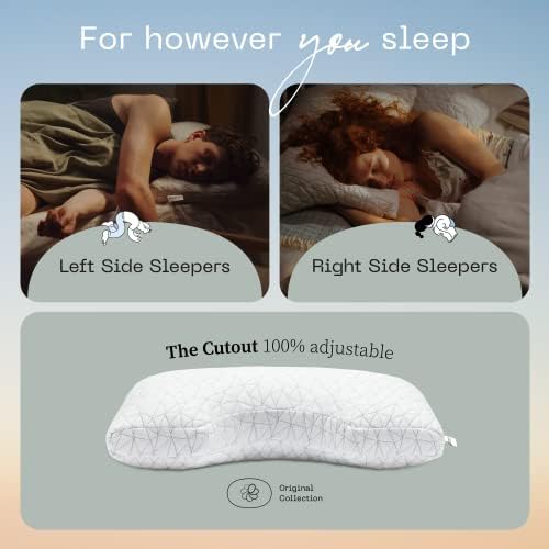 Coop Home Goods Cut-Out Bed Pillow for Side Sleepers