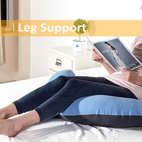 BYRIVER 39 C Shaped Body Pillow for Side Sleepers