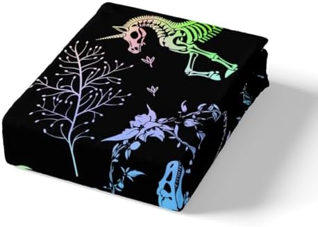 Castle Fairy Dinosaur Bed Sheet Set Twin Size with 1 Pillowcase