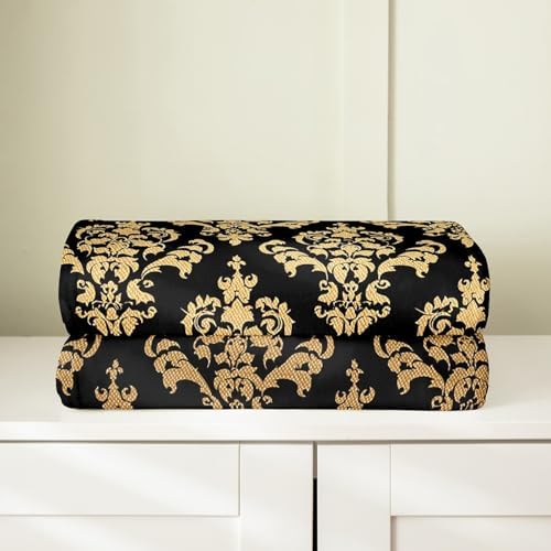 Feelyou Gothic Damask Plush Throw Blanket for Kids