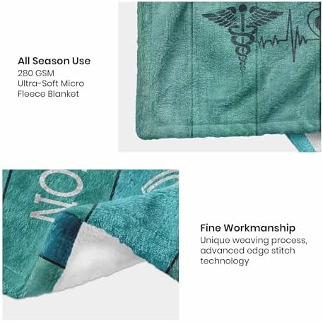Whasnrt Nurse Blanket 60x50 Flannel Comfort Gift