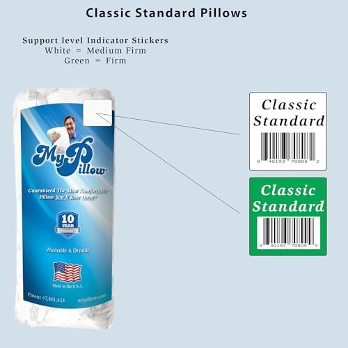 MyPillow Classic Pillow Standard Size for All Sleepers