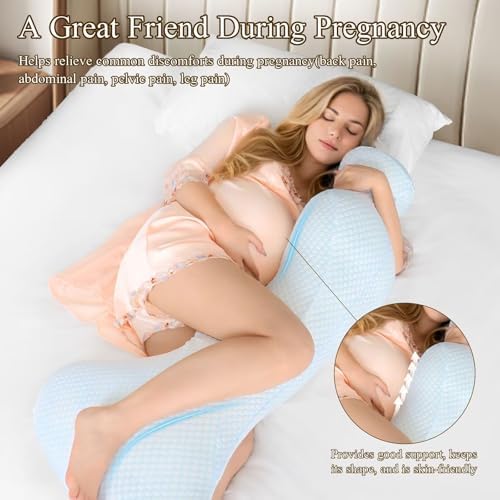 HONEHO Mermaid Cooling Body Pillow for Adults