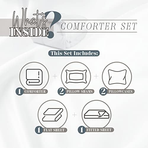 Elegant Comfort 7-Piece Twin XL Bed-in-a-Bag Set