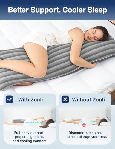 ZonLi Cooling Body Pillow 20x54 Inch