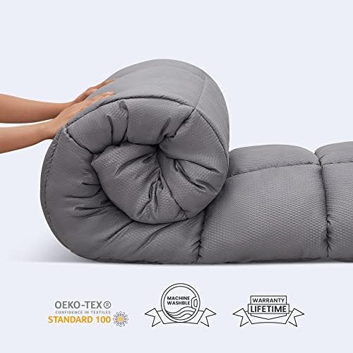 SLEEP ZONE Fluffy Cooling Mattress Topper Twin XL