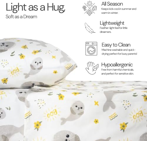 Salt Earth 100 Cotton 210TC Kids Bedsheet Set