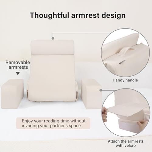 ENITYA Reading Pillow for Bed Sitting