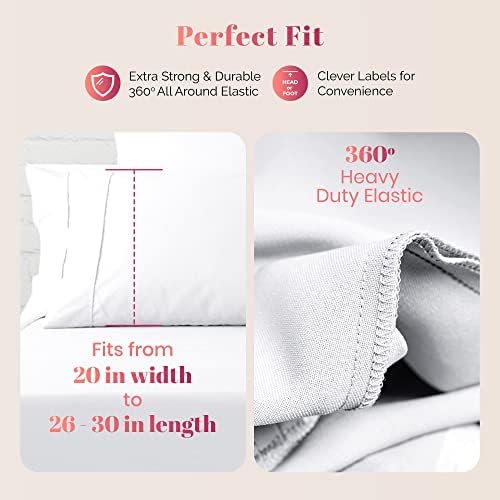 Ashton Sheets Luxury Egyptian Cotton Pillow Cases Set of 2