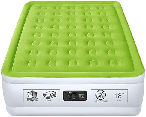 YENING Full Size Air Mattress with Built In Pump